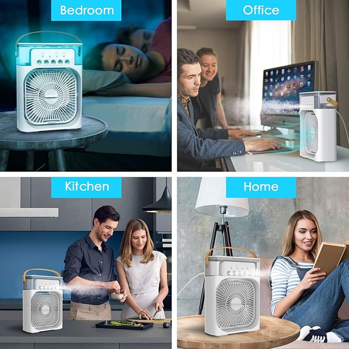 2-in-1 Personal Air Cooler & Humidifier!