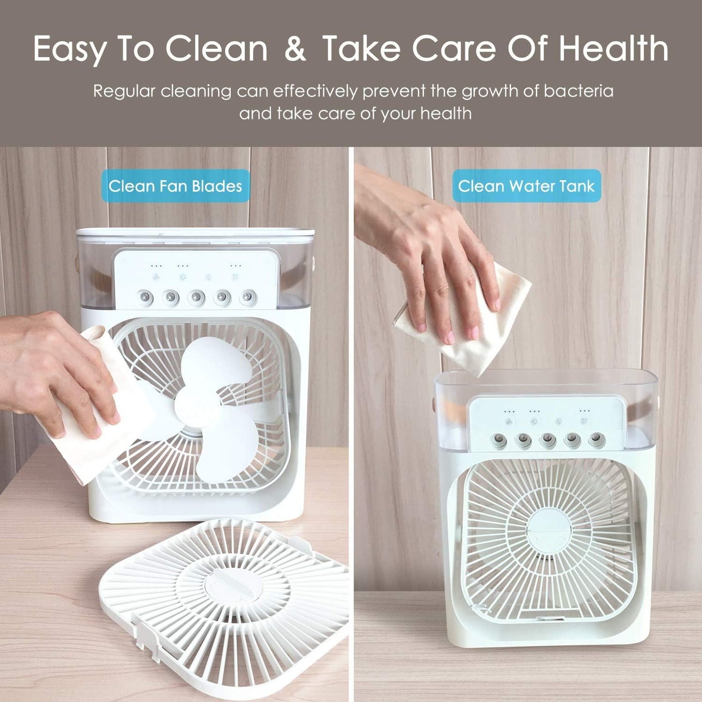 2-in-1 Personal Air Cooler &amp; Humidifier!